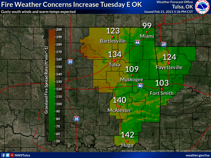 Warm weather ahead, fire concerns Tuesday image