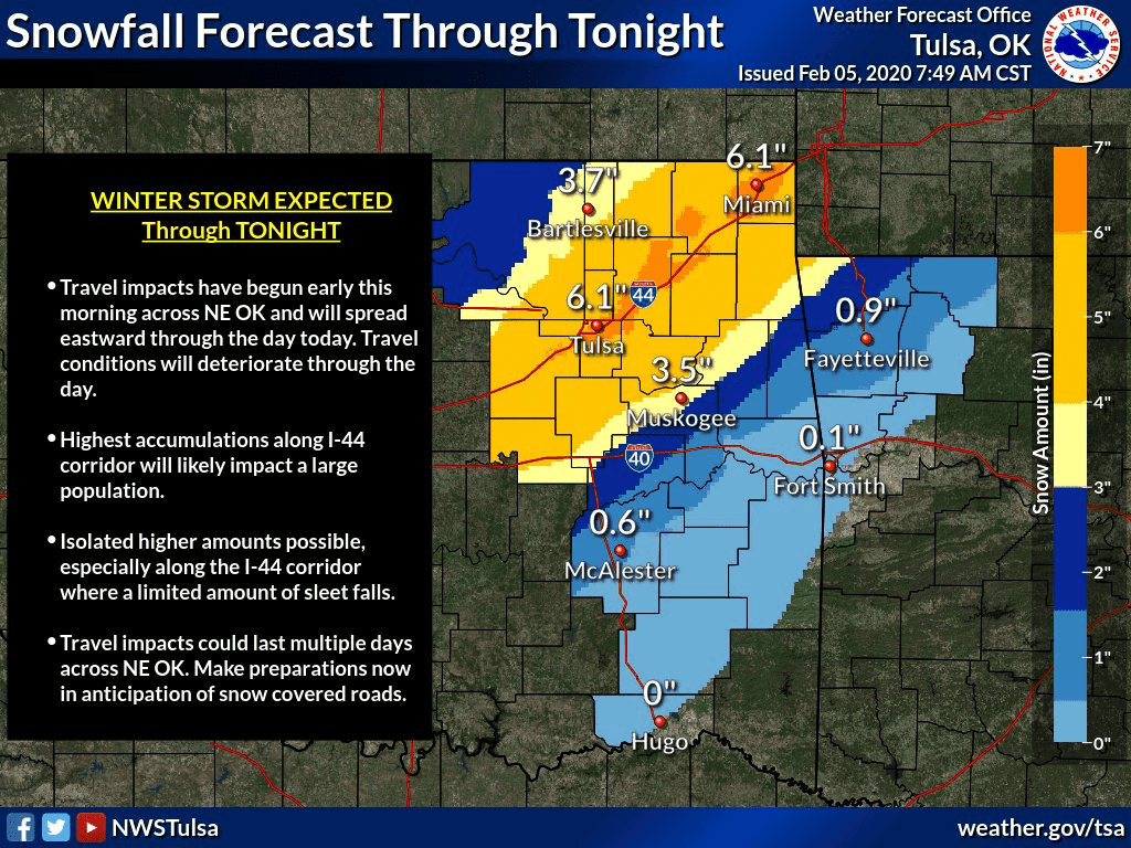 Winter Storm Warning Tuesday into Wednesday image