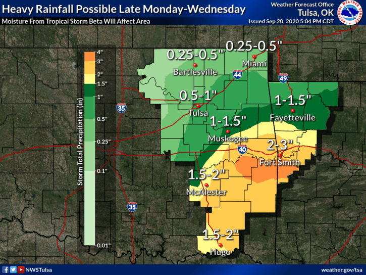 Fall will begin with rain image