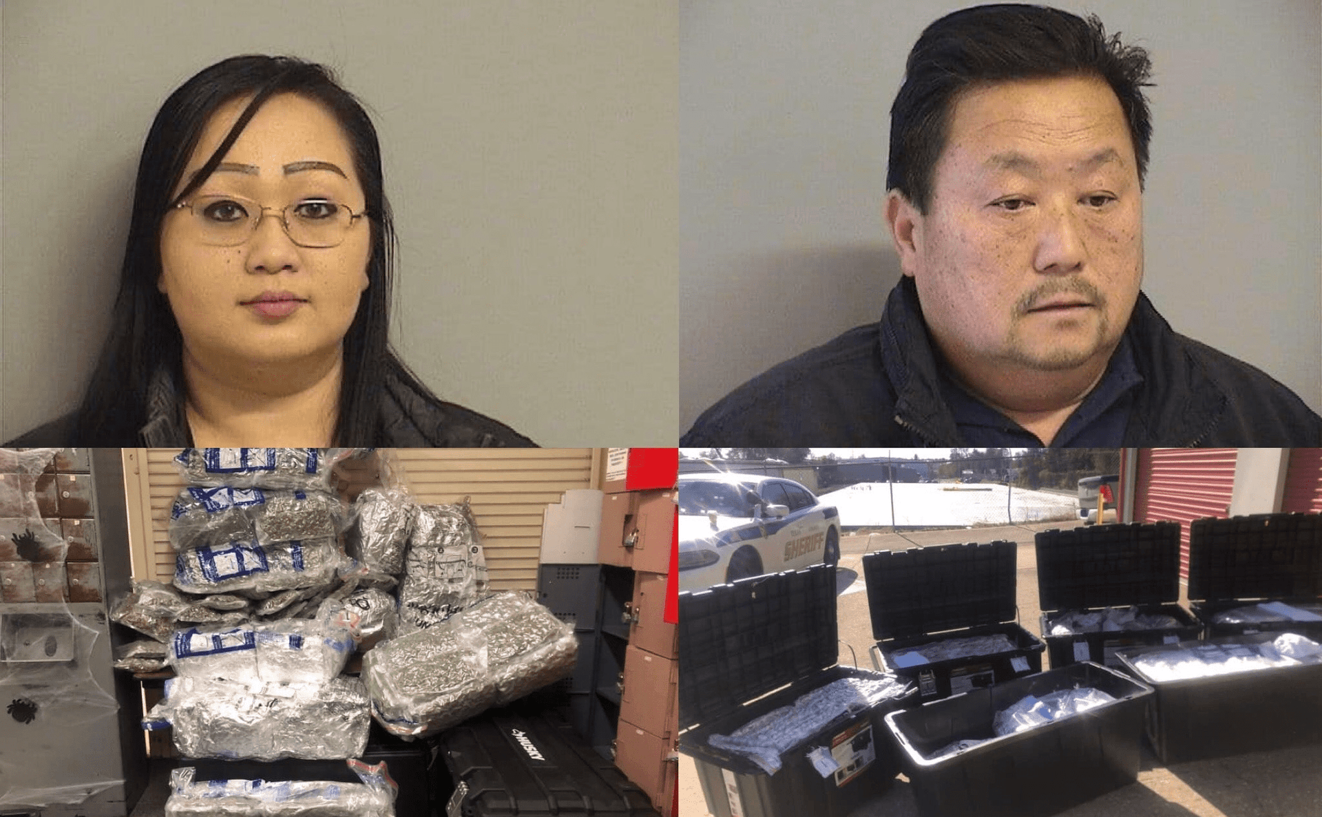 Trio arrested with more than 200 pounds of marijuana image