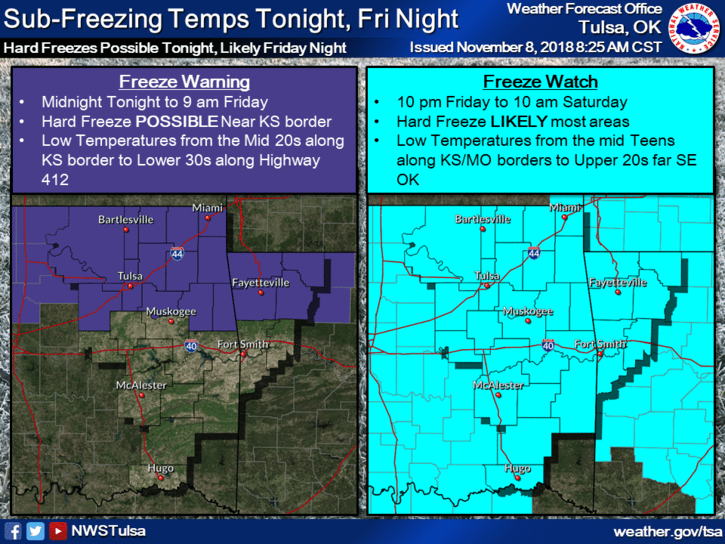 Subfreezing temperatures on the way image