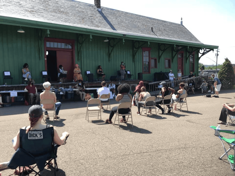Local Podcast Hosts Outdoor Poetry Reading image
