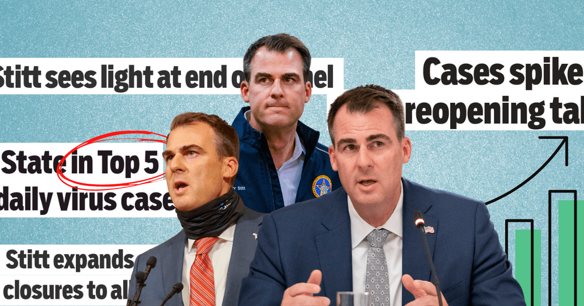 Confusion, defiance and focus on ‘personal responsibility’ shaped Gov. Stitt’s initial pandemic response image