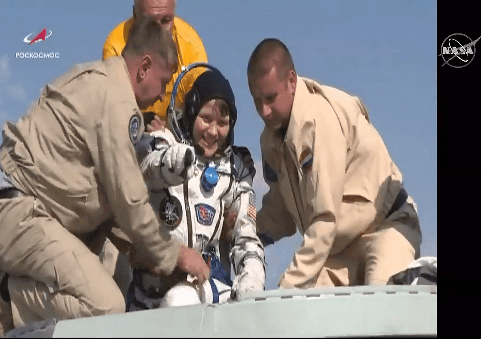 NASA astronaut Anne McClain, crewmates return from Space Station Mission image