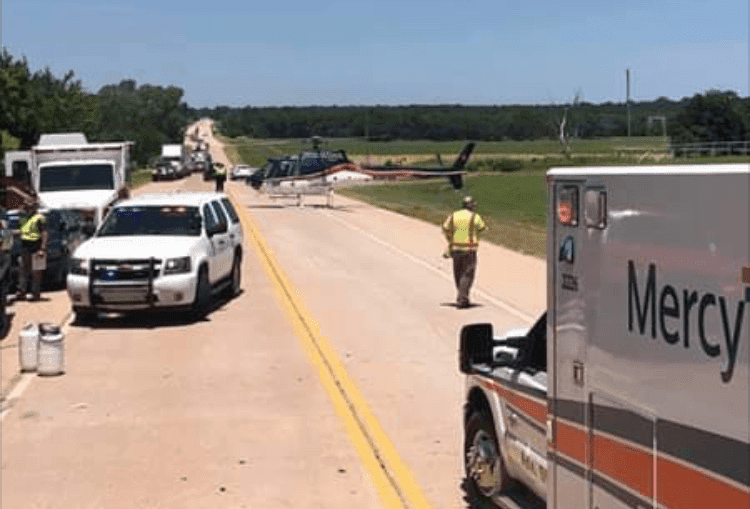 One dead in wreck south of Asher  image