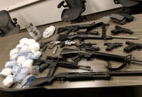 Police seize 18 pounds of drugs, 12 guns in cartel-related bust image