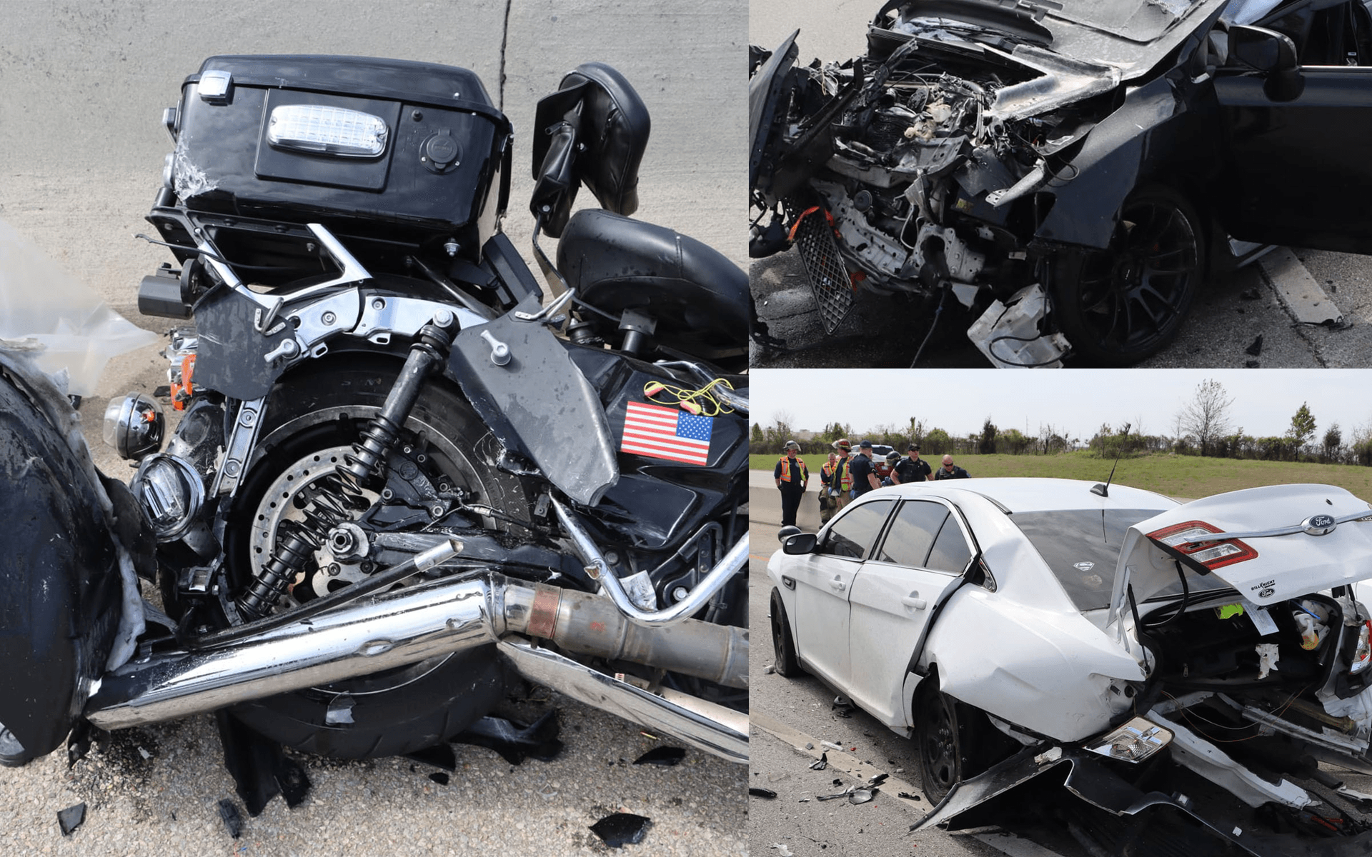 Two police units totaled due to an inattentive driver, no officers hurt image