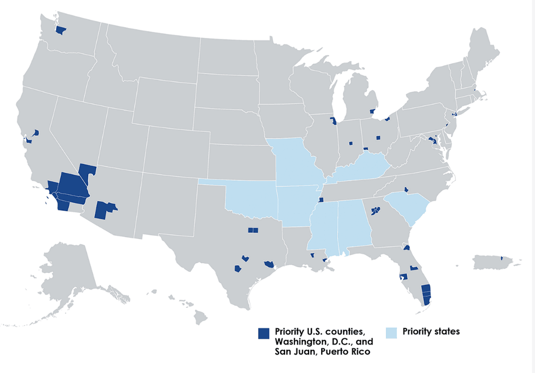 State receives additional funding from CDC to end the HIV epidemic image