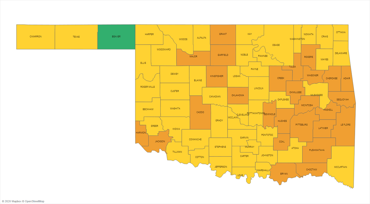 OKLAHOMA SITUATION UPDATE: COVID-19 image