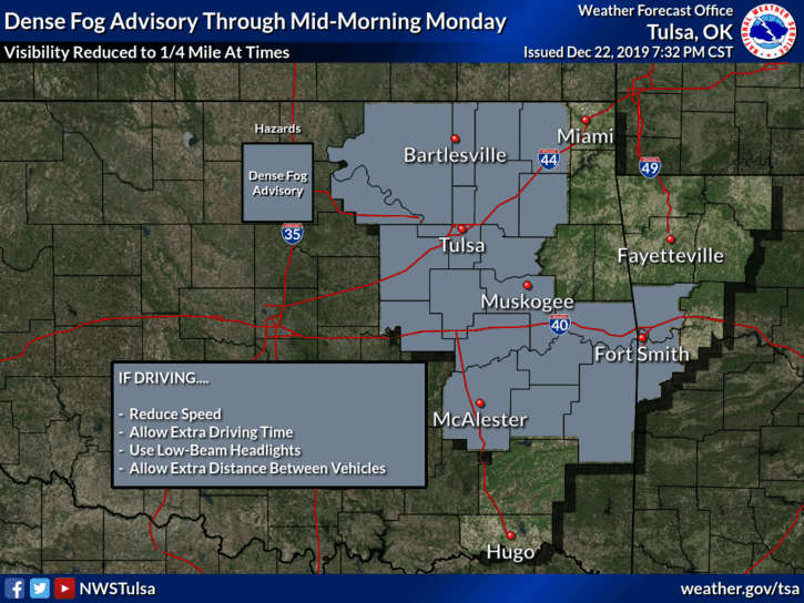 First week of winter brings fog and warm temps image