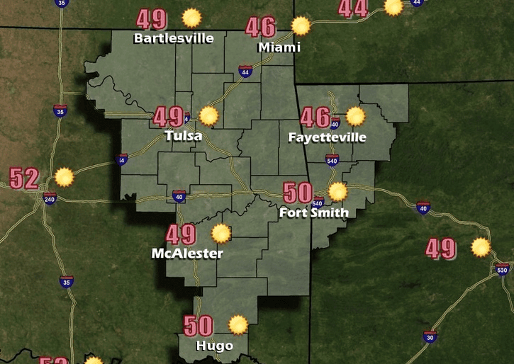 A warm and windy week ahead image
