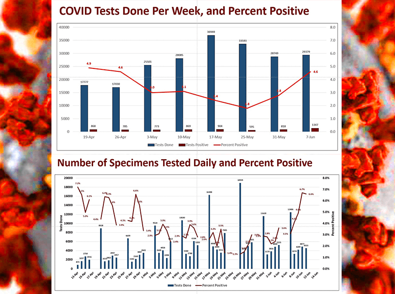 OK medical expert warns positive COVID-19 cases at highest level so far- and growing  image
