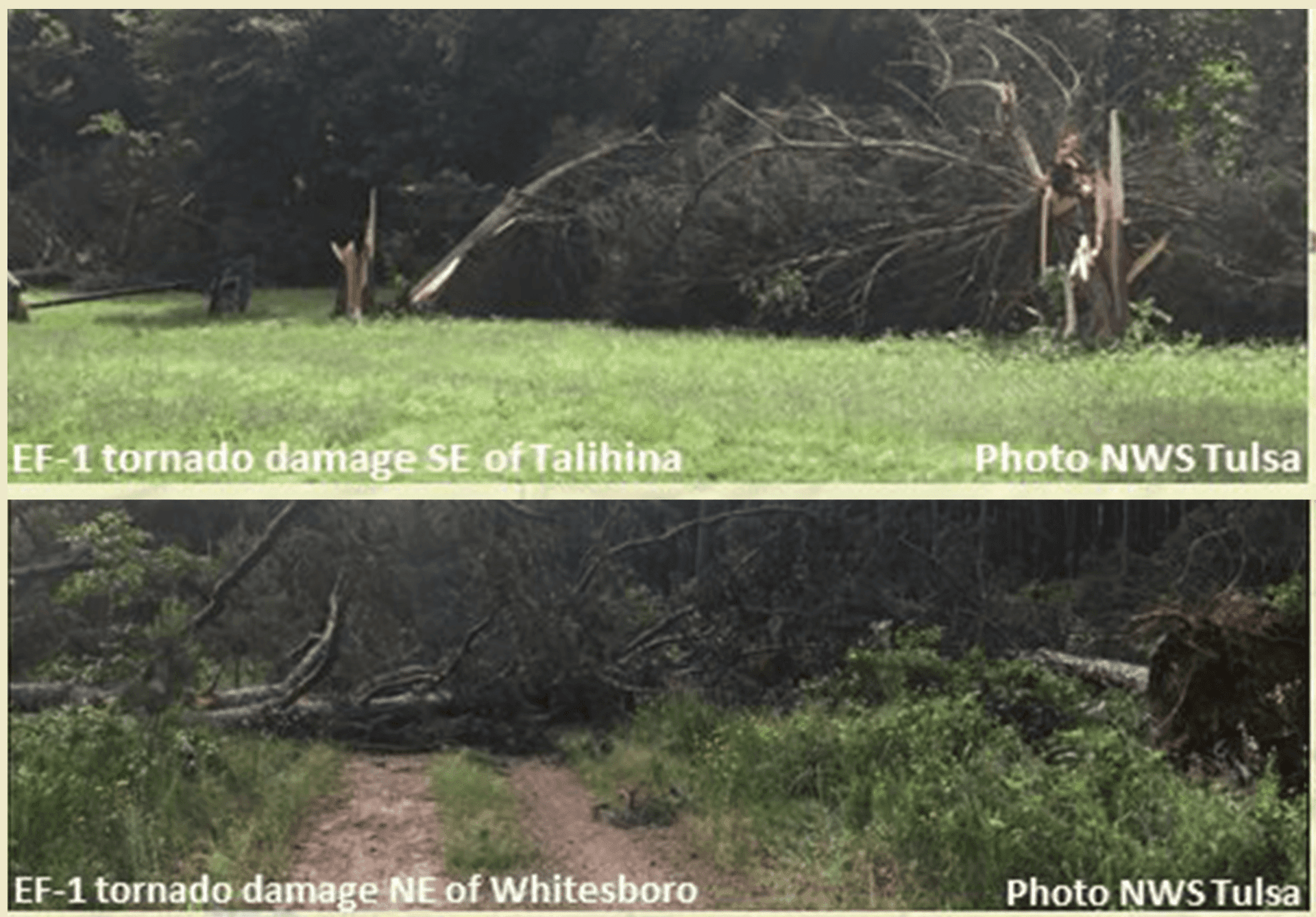Friday night’s tornadoes rated EF-1 image