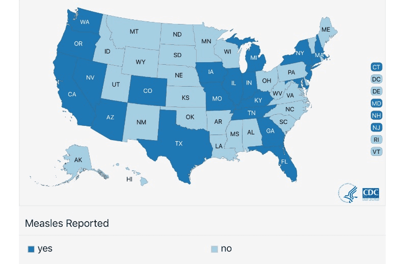 Oklahomans encouraged to review Measles immunization status before summer travel  image