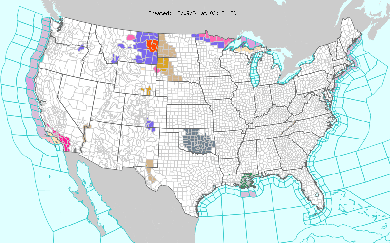 Weather across America image