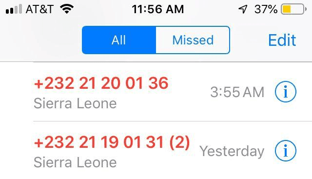 Consumer Alert issued on scam calls from Sierra Leone image