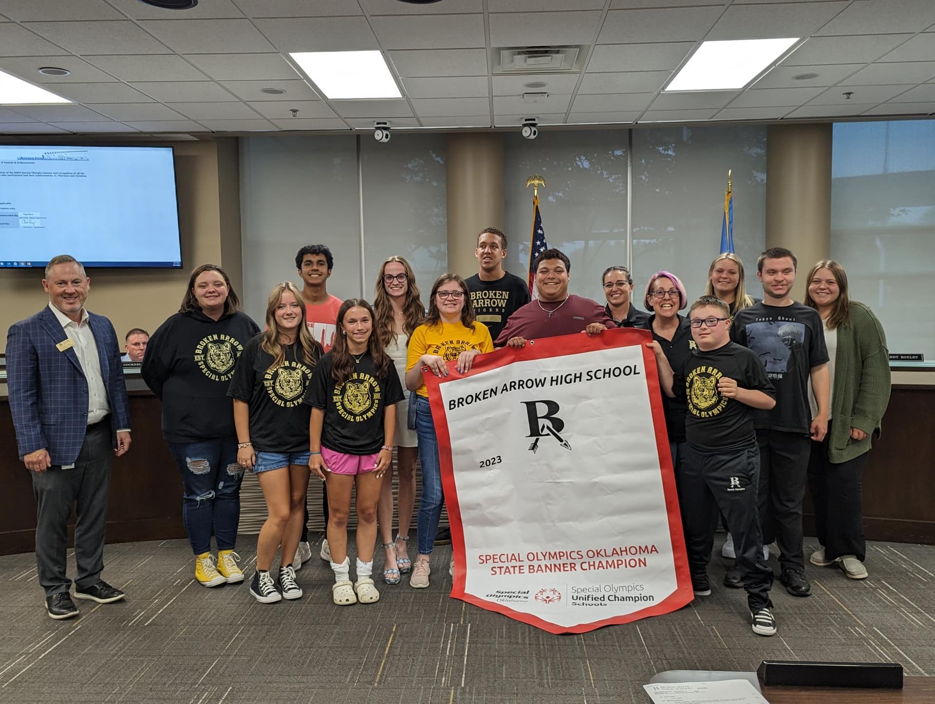 BAHS receives national banner for 2023 Special Olympics image