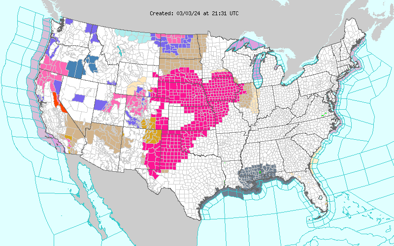 Weather across America image