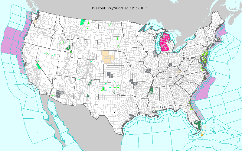 Weather across America image
