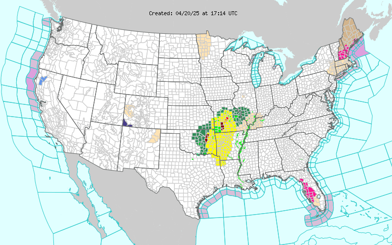 Weather across America image