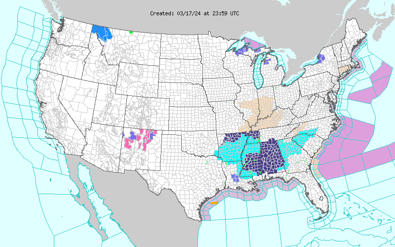 Weather across America image