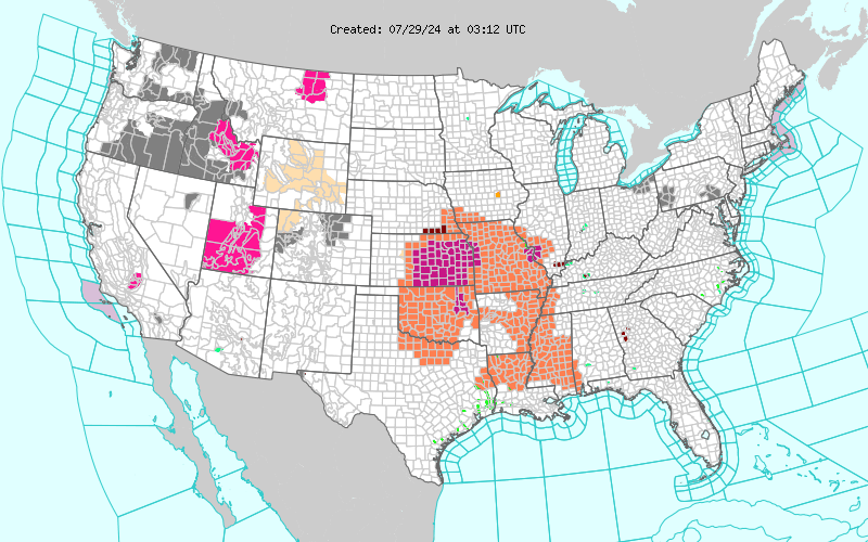 Weather across America image