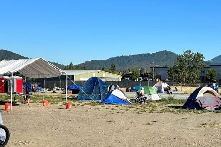 Grants Pass officers are citing people with disabilities for not moving from city campsites for unsheltered residents image
