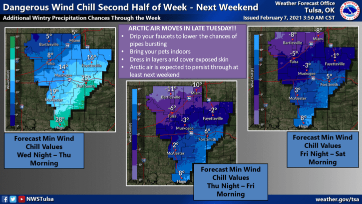 Dangerous wind chill late next week image