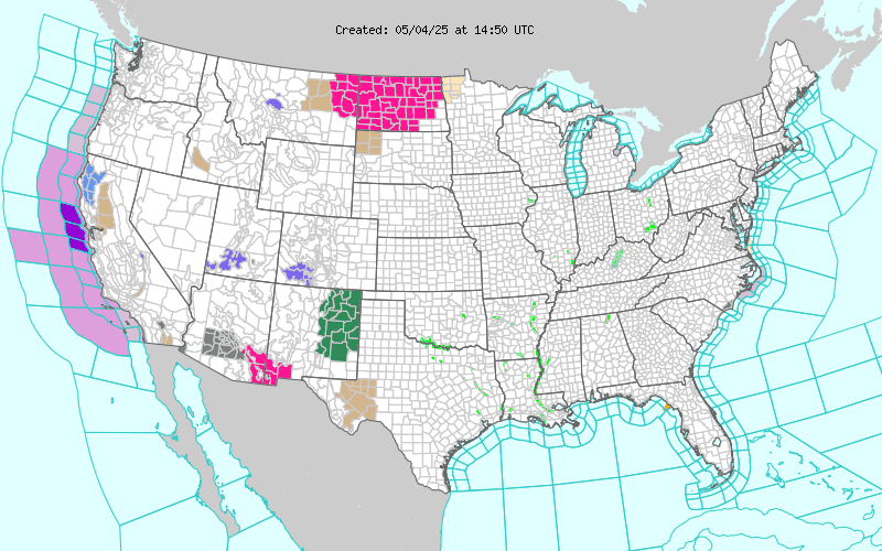 Weather across America image