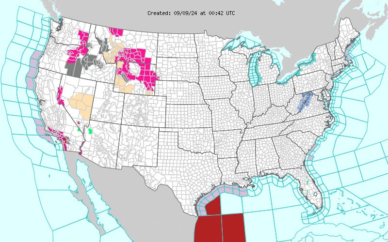 Weather across America image