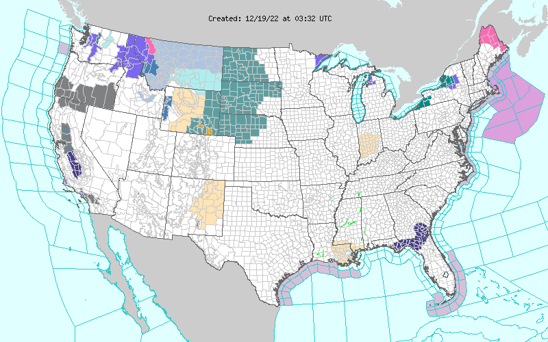 Weather across America image