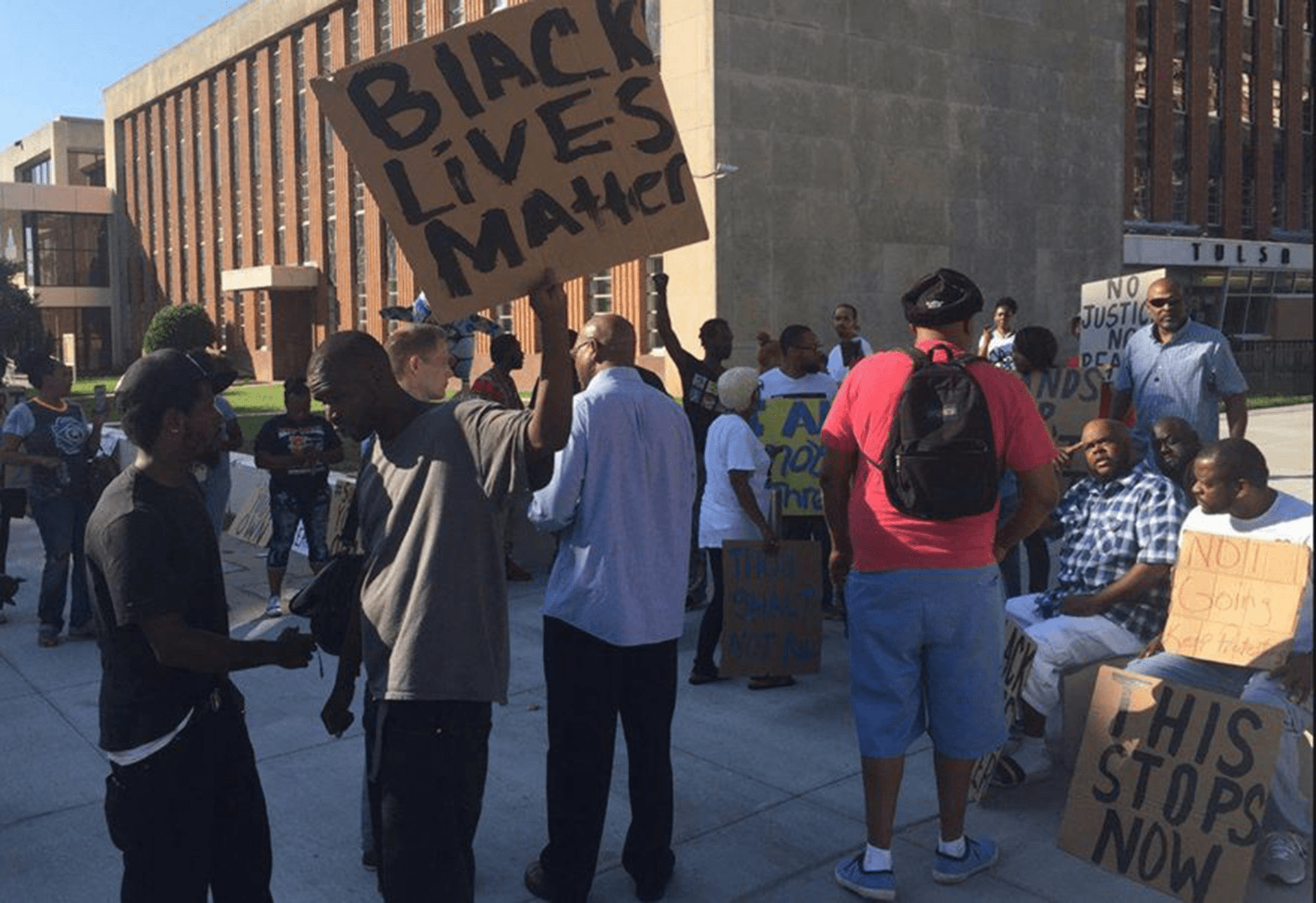 Black Lives Matter group calls for Trump protest image