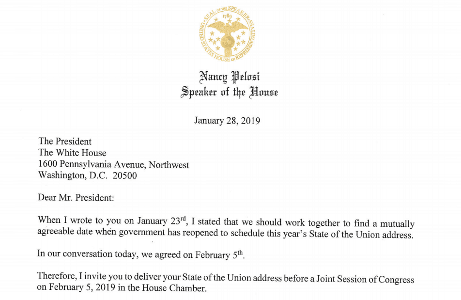 SOTU address rescheduled for February 5 image