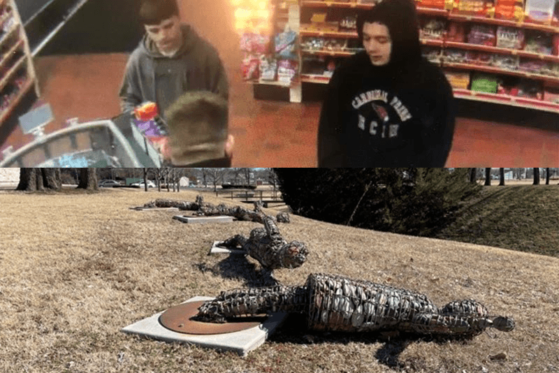Vandals destroy statues honoring murdered Holocaust children image