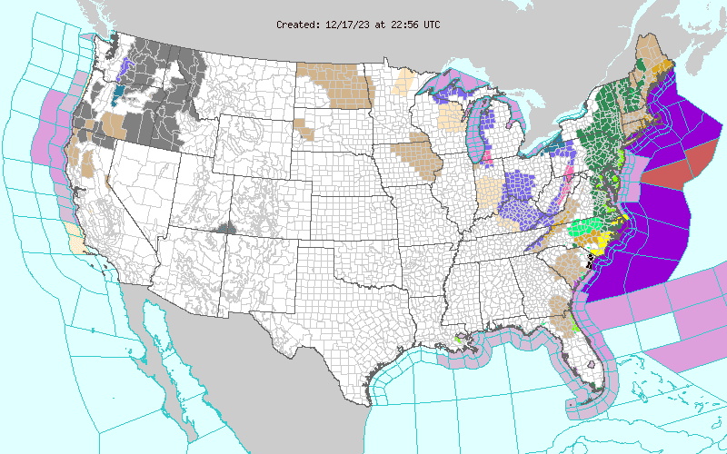Weather across America image