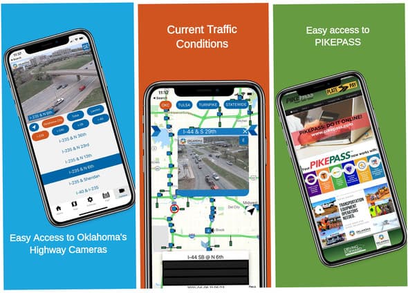 Drive Oklahoma mobile app navigates users to more real-time travel information image