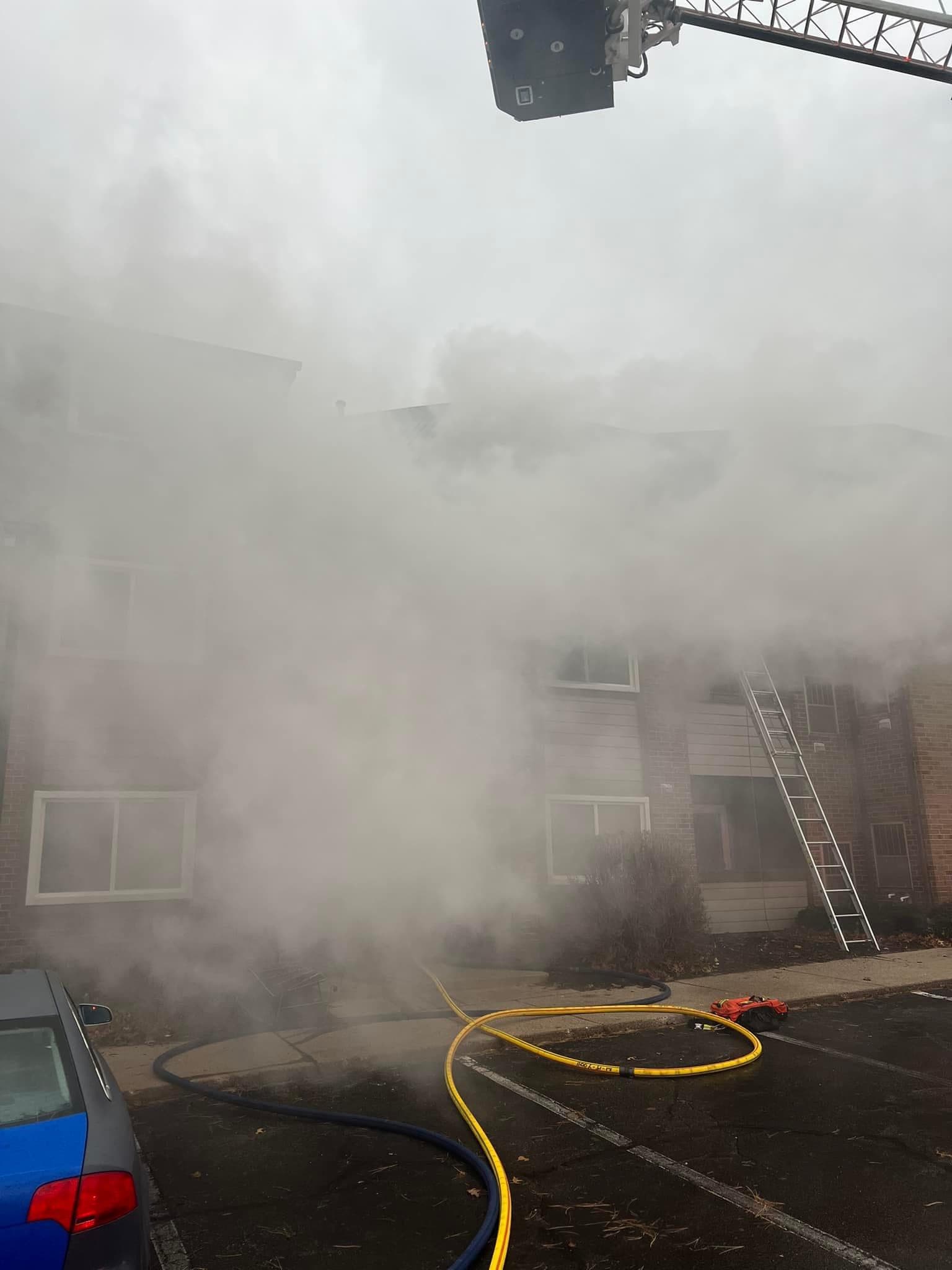 Three firefighters injured and residents displaced after Grand Rapids apartment fire image