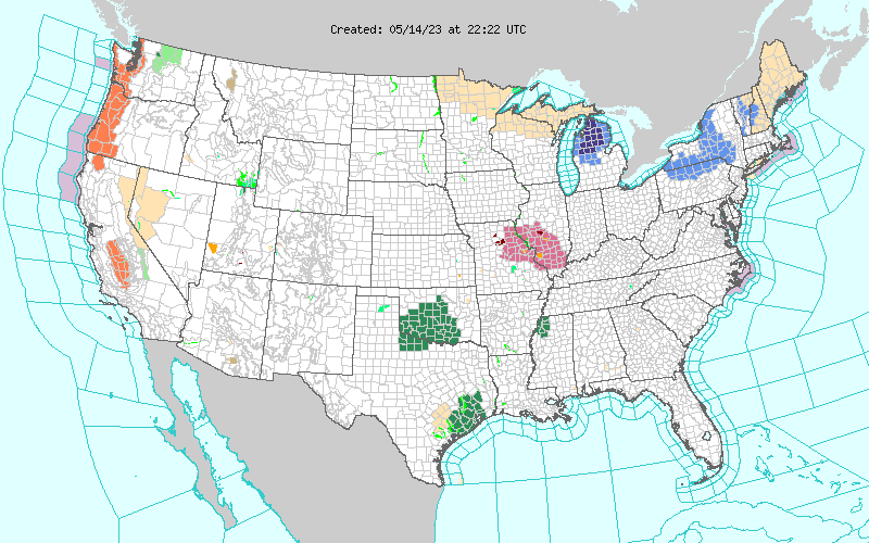 Weather across America image