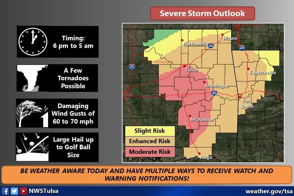 Severe weather expected Sunday into Monday image