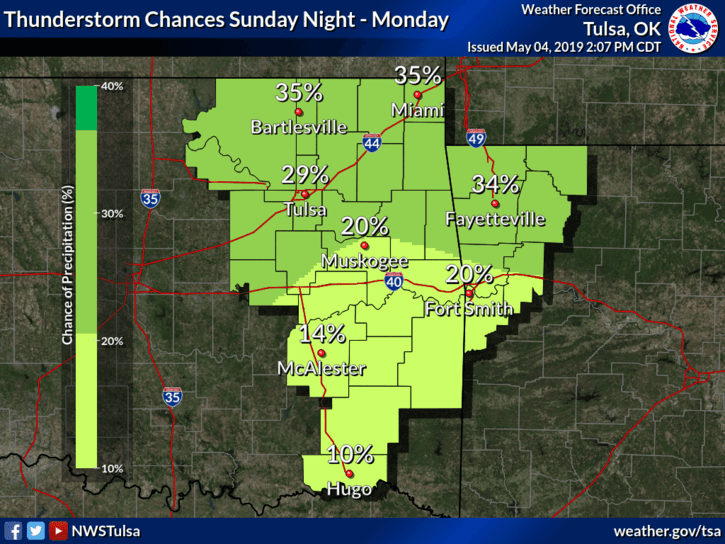 More storms to kick off next week image