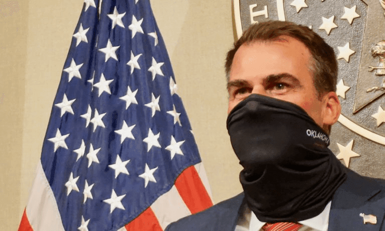 Oklahoma governor tests positive for the coronavirus image