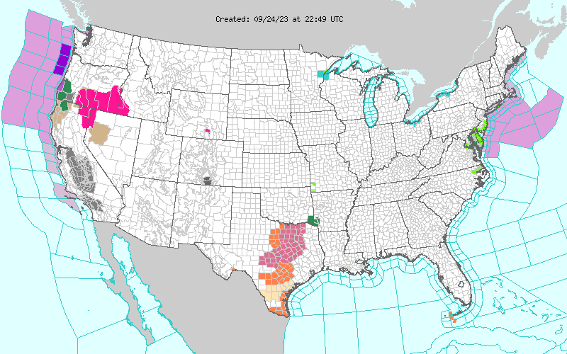 Weather across America image