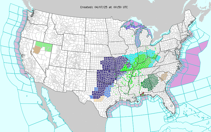 Weather across America image