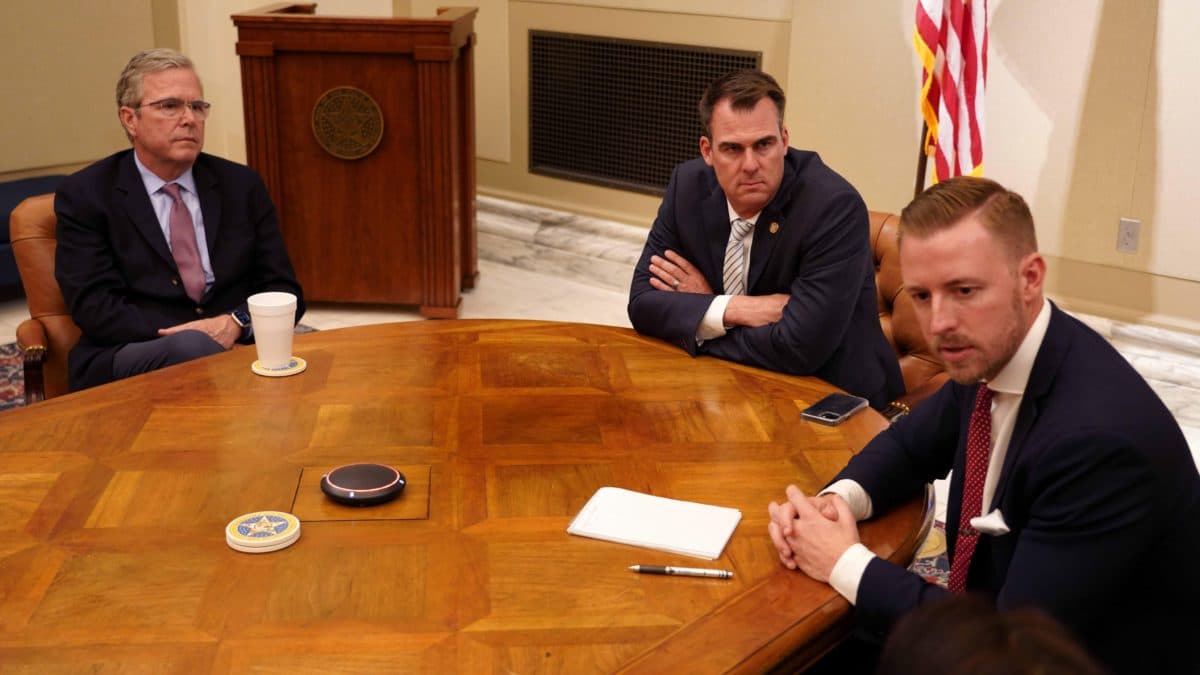 Billionaire philanthropists pushing charter schools and school vouchers also fund Oklahoma’s Secretary of Education’s six-figure salary image