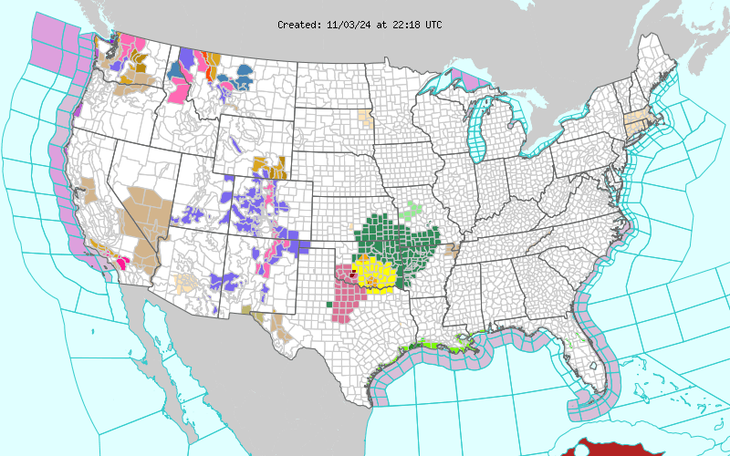 Weather across America image