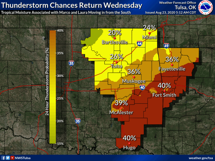Tropical moisture on its way for next week image