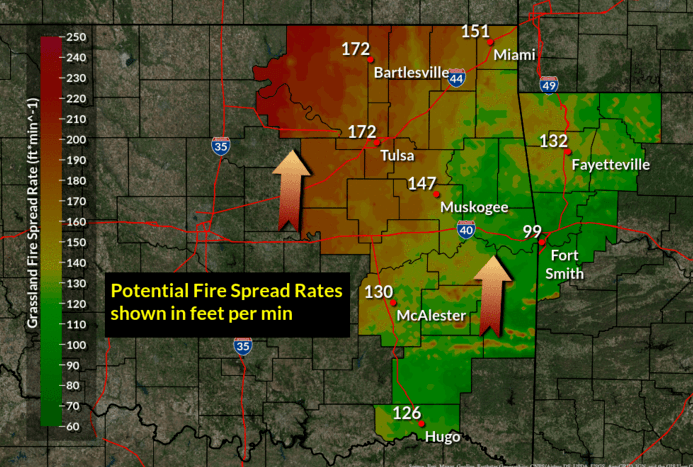 Fire weather concerns increase Tuesday  image