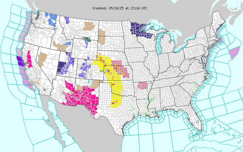 Weather across America image