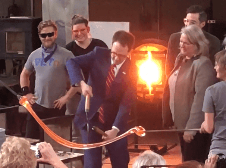 Tulsa Glassblowing School opens at former McClure Park Recreation Center image
