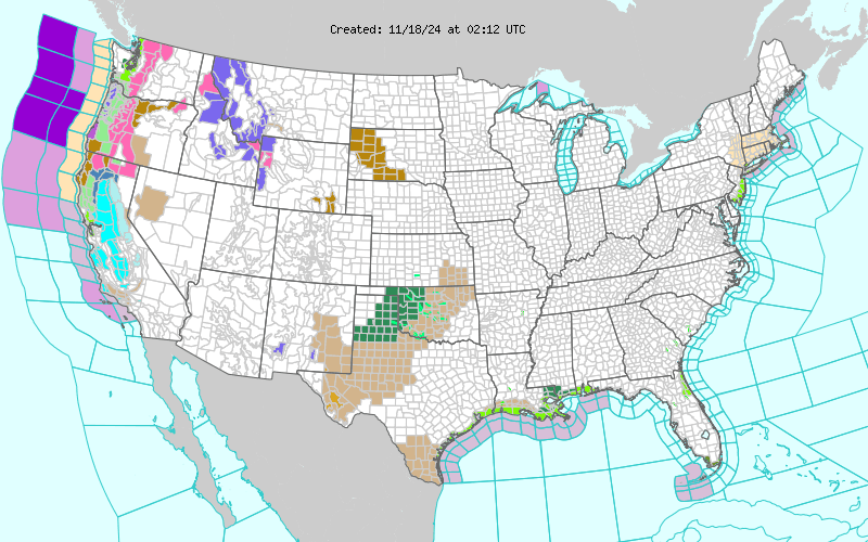 Weather across America image